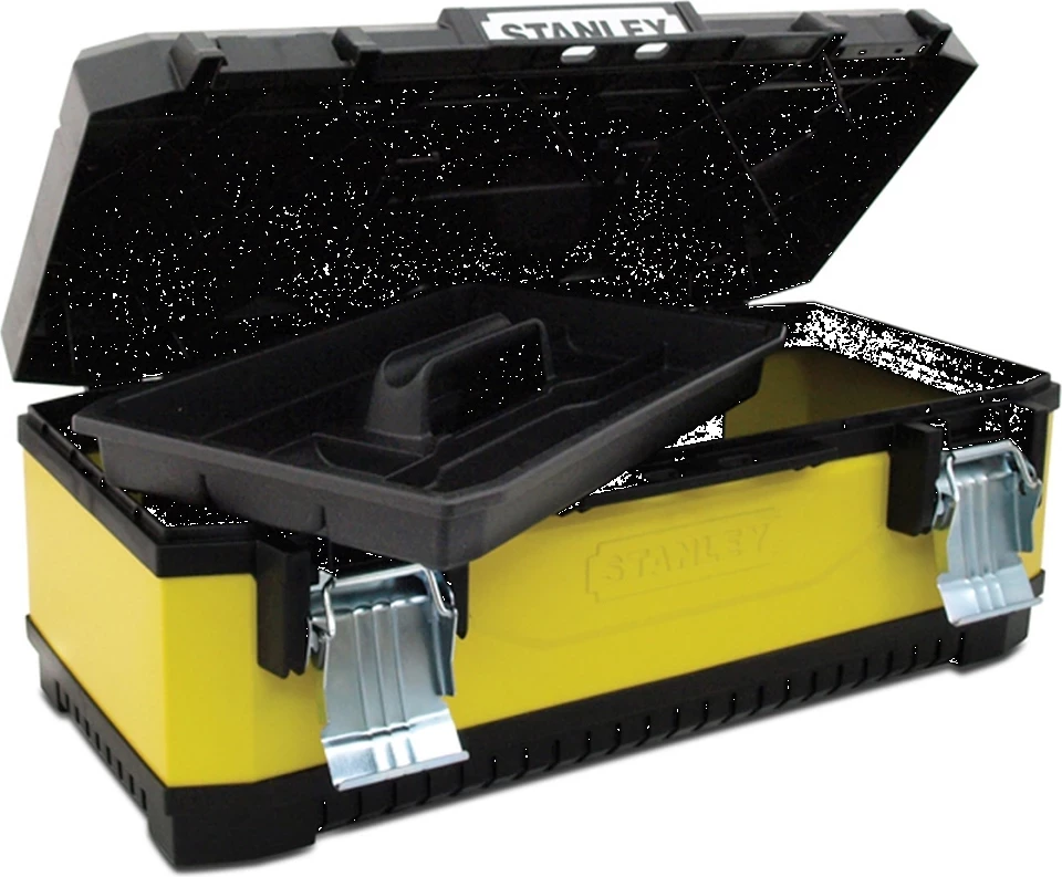 Kuti veglash Stanley FatMax 1-95-612 20" 49.7x22.2x29.3cm metal-plastik, e verdhë/zezë