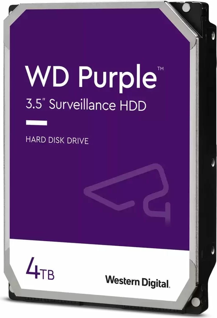 Hard disk WD Purple 4TB, 128MB cache, 3.5", SATA