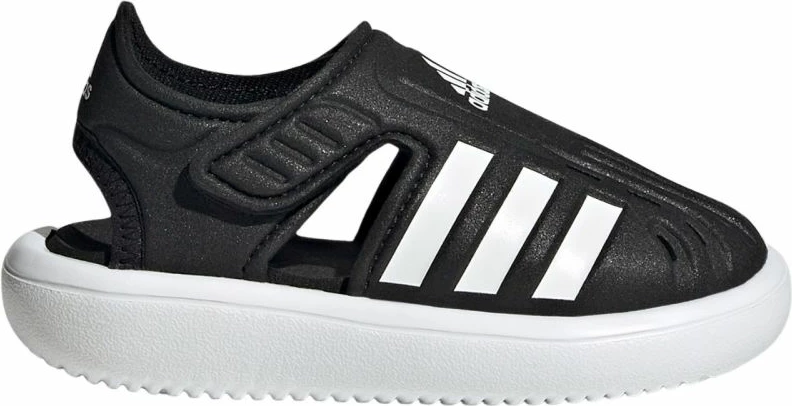 Sandale për fëmijë adidas, të bardha/ të zeza [Madhësia: 21]