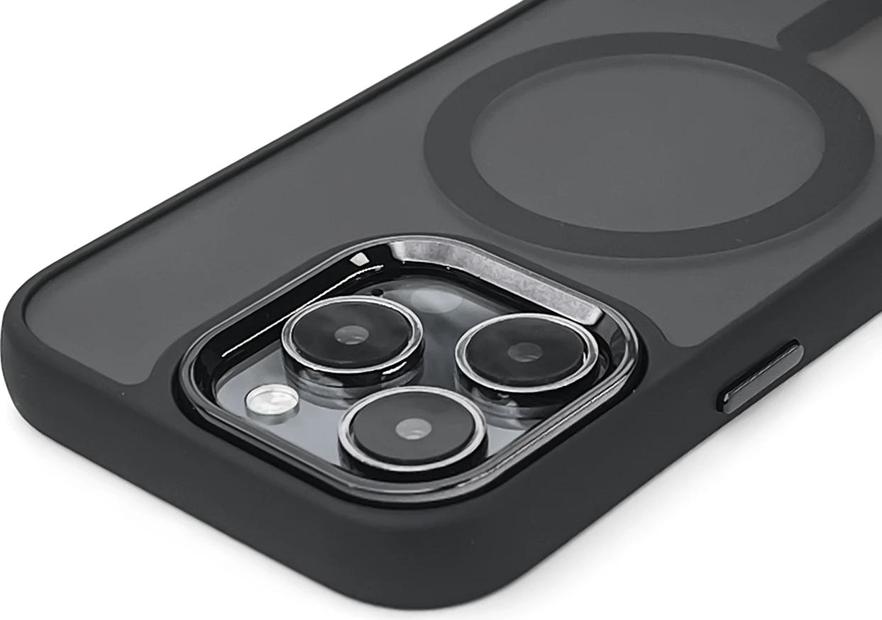 Mbështjellës Hurtel MagSafe për iPhone 16 Plus, TPU, i zi