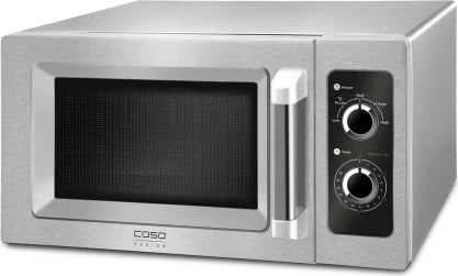 Mikrovalë profesionale CASO C 1000 M 1000W 25L me bazë qeramike, inox