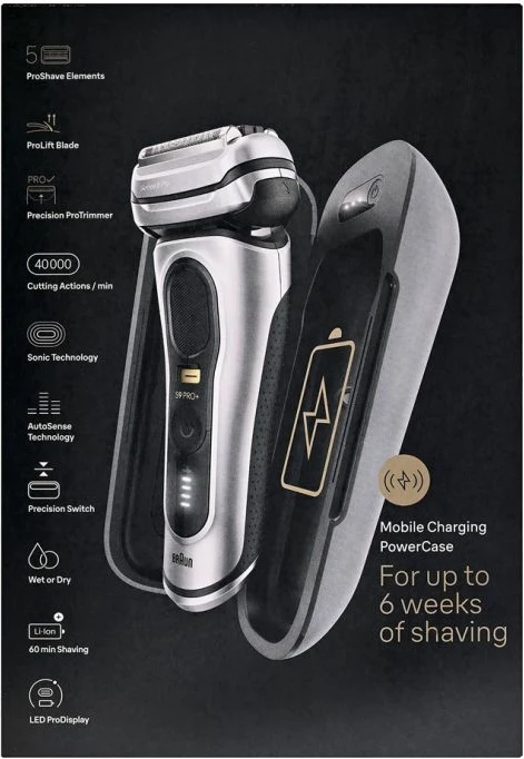 Rroje elektrike Braun Series 9 Pro 9577CC, argjendtë