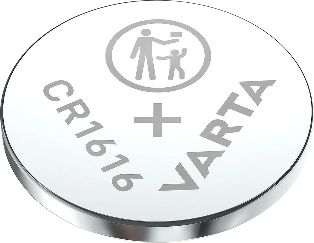 Bateri buton VARTA CR1616, 3V 55mAh, 1 copë, metalike