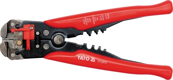 Pincë zhveshëse izolimi Yato YT-2313 205mm 0.2-6.0mm² Kuqe/zezë