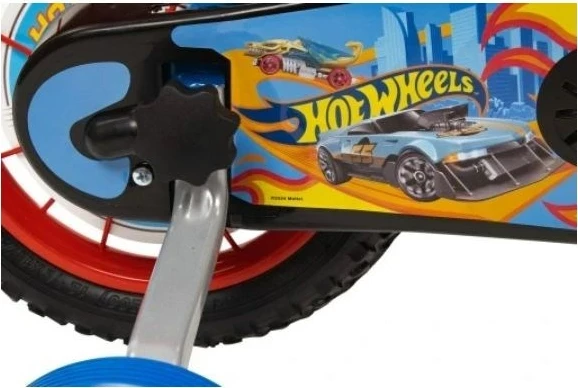 Biçikletë fëmijësh TOIMSA HOT WHEELS 1268, 12 inç, Blu, me 4 rrota