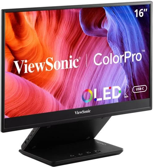 Monitor portativ, ViewSonic VP16-OLED, 16 inch OLED, USB-C, i zi