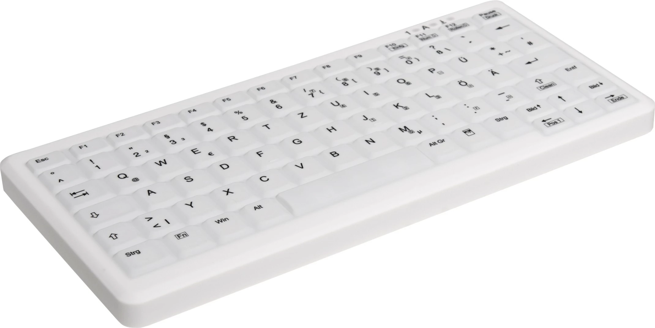 Tastierë Cherry AK-C4110, Wireless, RF Wireless, QWERTZ, Bardhë
