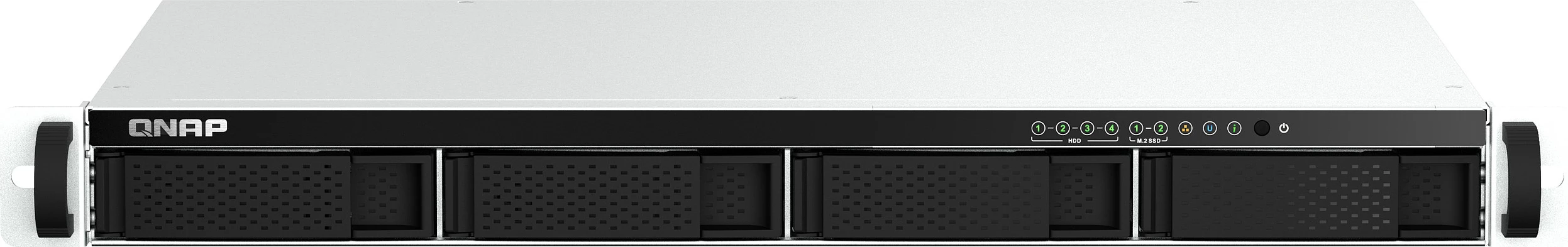 NAS rackmount QNAP TS-464EU-8G, 4 vende, Intel Celeron N5105/N5095, 8GB RAM, 1U