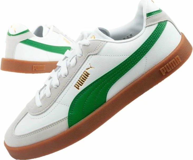 Atlete për meshkuj Puma Club II Era, të bardha/gri/jeshile