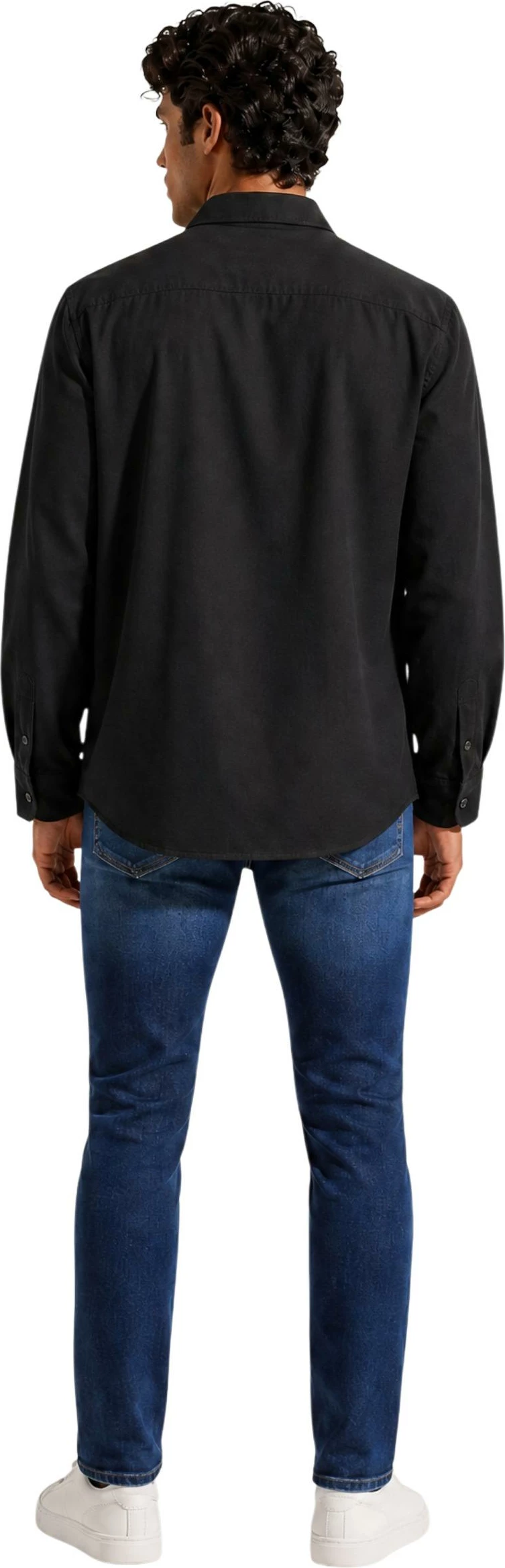 Këmishë për meshkuj Calvin Klein Jeans LV04RG117G, e zezë [Madhësia: XL]