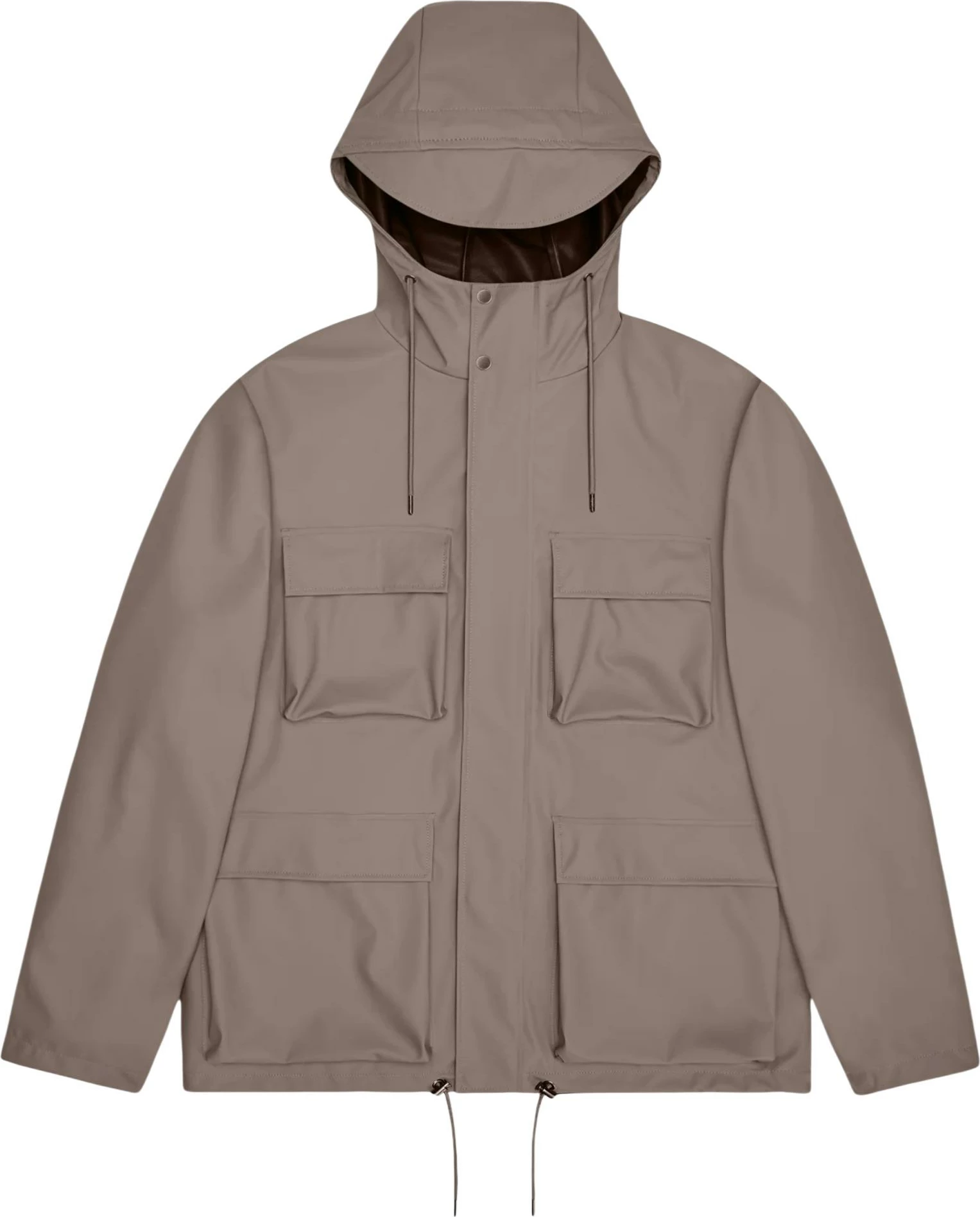 Jakne shiu Rains Pocket Jacket W3 për meshkuj, taupe [Madhësia: L]