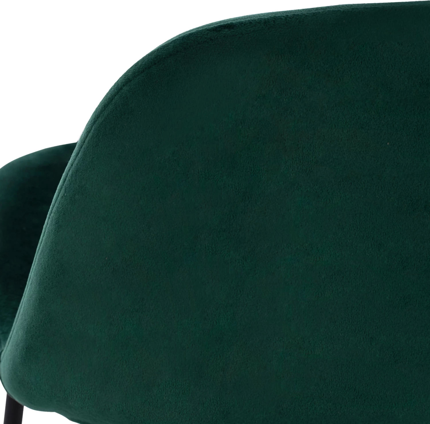 Karrige për bar VINCENT FH8579.13, kadife jeshile dhe kornizë metalike, 56.5x47x106 cm., set prej 4 copë