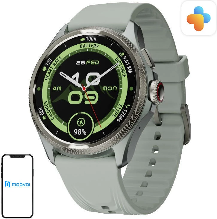 Smartwatch Mobvoi TicWatch Pro 5 Enduro, 1.43", 32GB, 2GB RAM, Gri