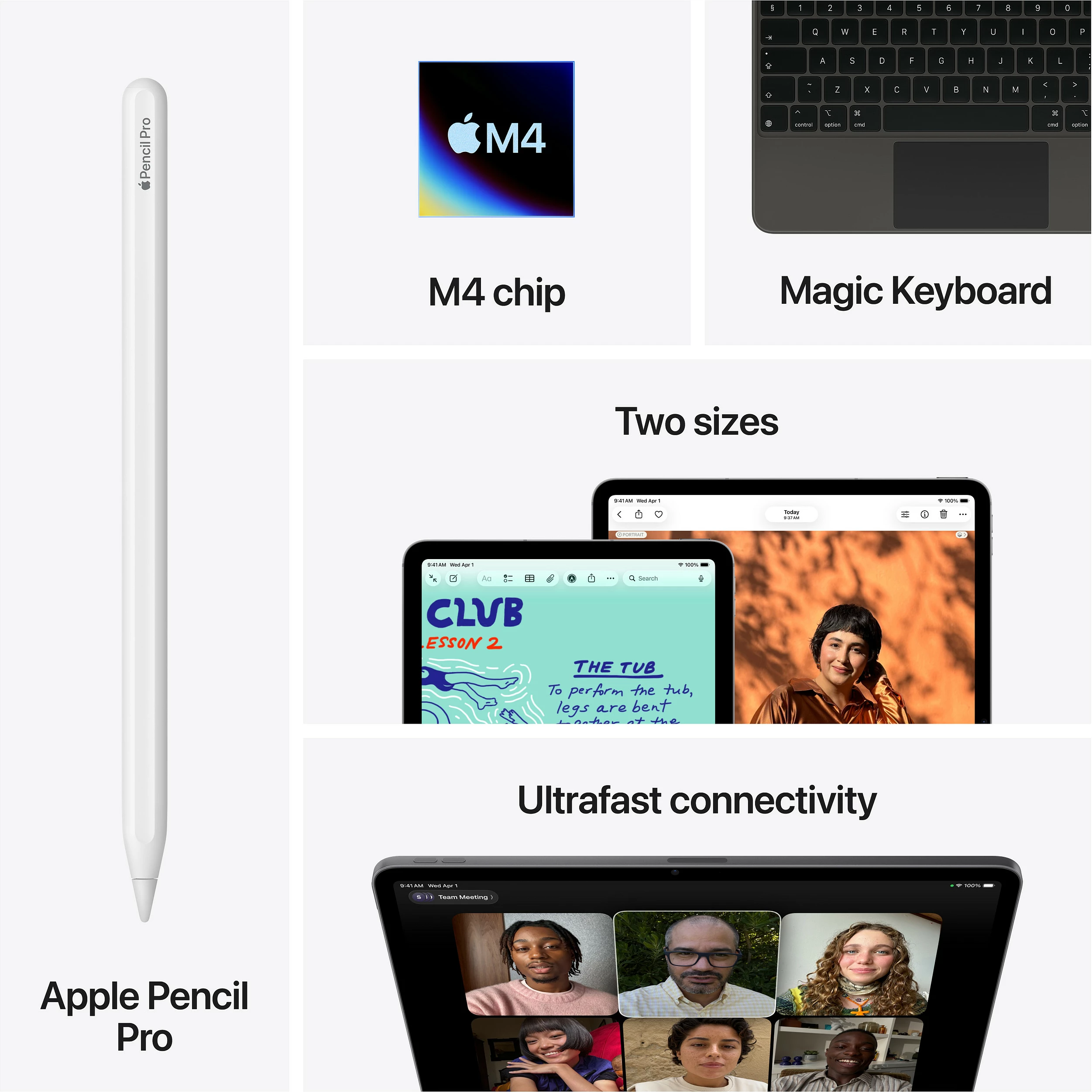 Tablet Apple iPad Air 13" Wi‑Fi 512GB, M4, Space Grey