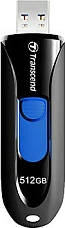 USB stick Transcend JetFlash 790 512GB, USB 3.2, zi/bardhë
