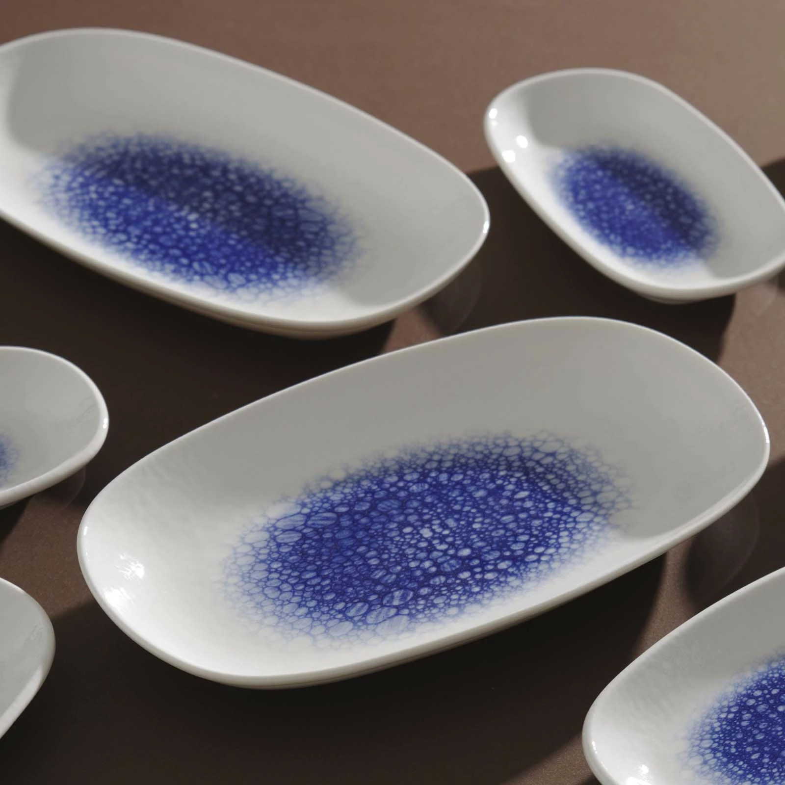 Pjatë për pasta Fine Dine Serenity 260 mm, blu, set 6 copë