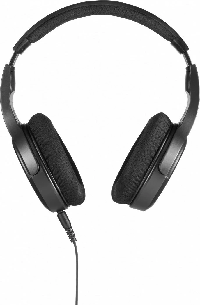 Kufje me kabllo mbi-vesh Hama 221846 stereo, kabëll 6 m i shkëputshëm, 3.5 mm + adapter 6.35 mm, kontroll volumi, e zezë