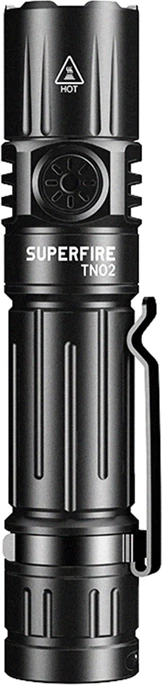 Elektrik dore Superfire TN02, 1800lm, USB-C, i zi