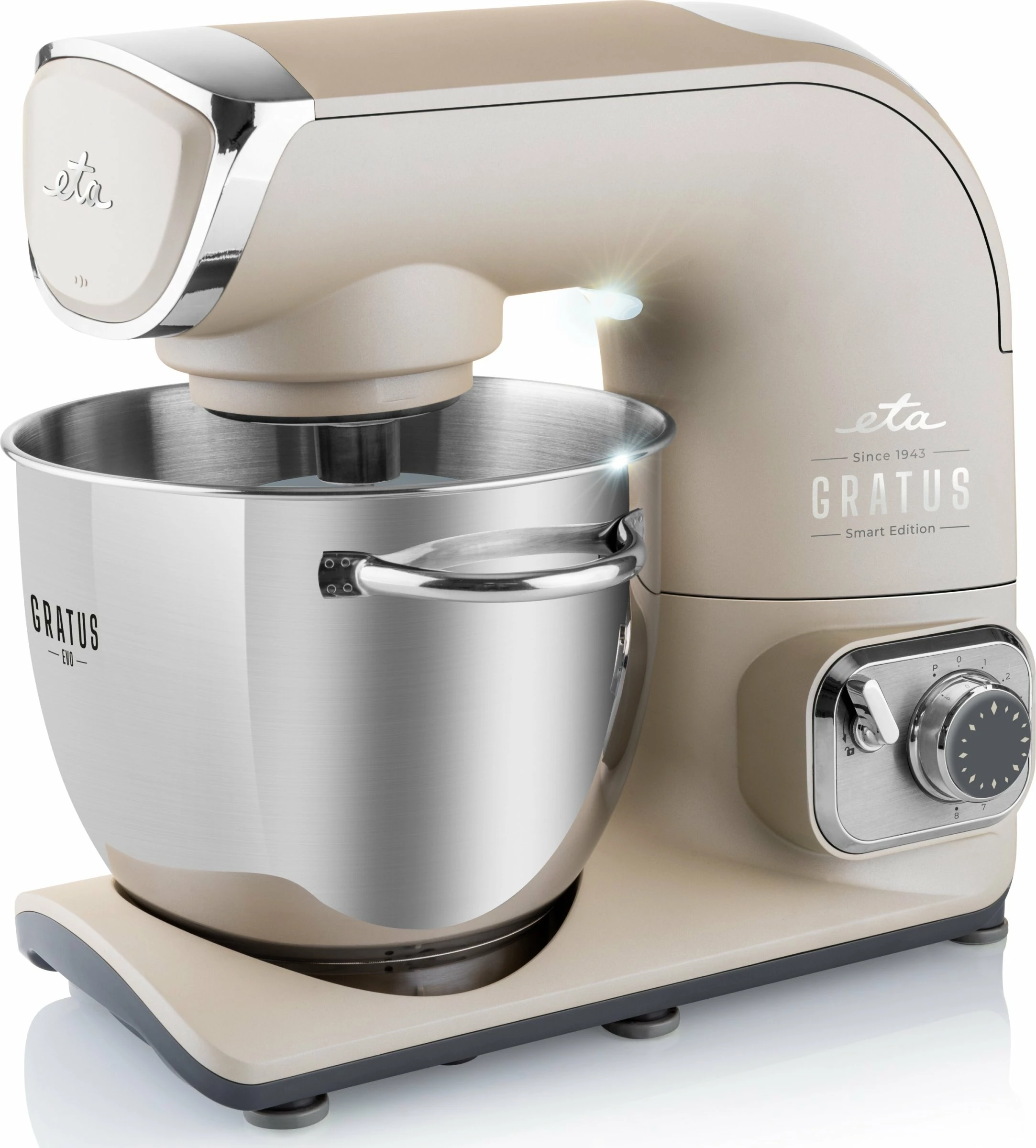 Robot kuzhine Eta Gratus Smart Evo 1500 W 5.5 L + blender 1.5 L, bezhë