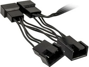 Kabllo splitter PWM për ventilatorë Kolink 1-4, 35 cm, e zezë