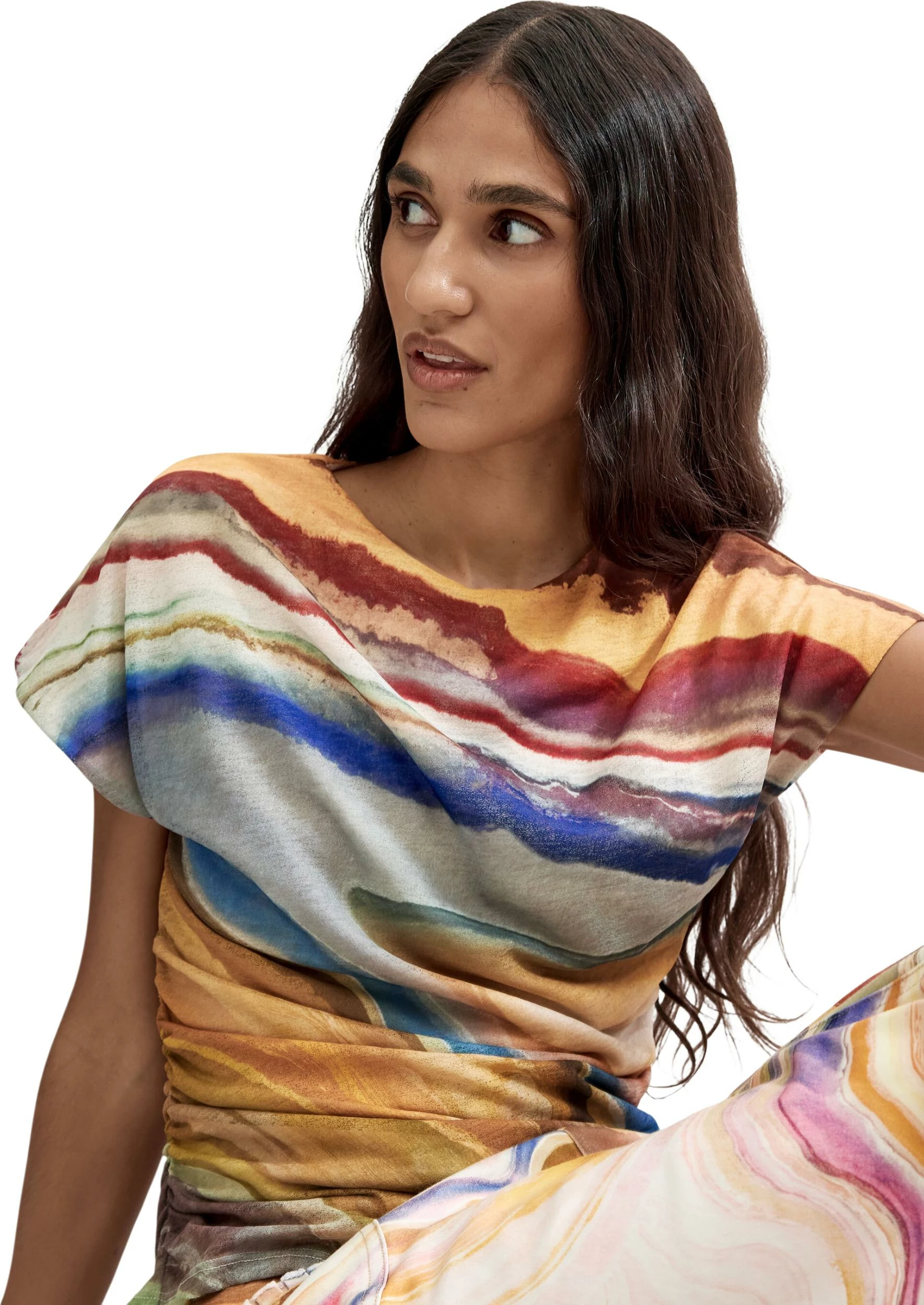 Maicë për femra Desigual TS_REIKIAVIK 26WWTK19, bezhë [Madhësia: M]