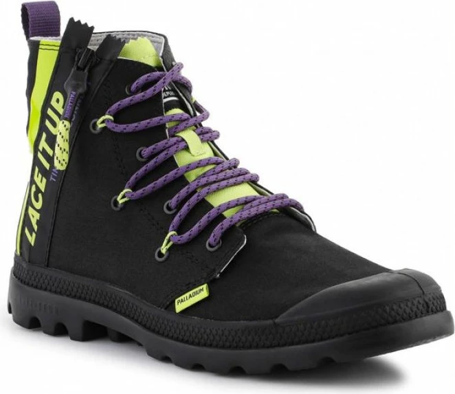 Këpucë për meshkuj Palladium, Pampa Lite Lace It M, të zeza