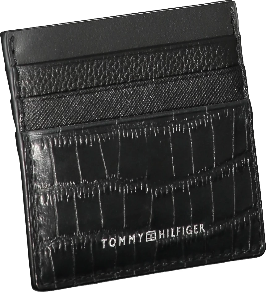 Portofol Tommy Hilfiger meshkuj, i zi