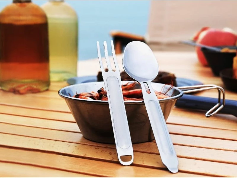 Set lugë e pirun NexTool për outdoor, inox