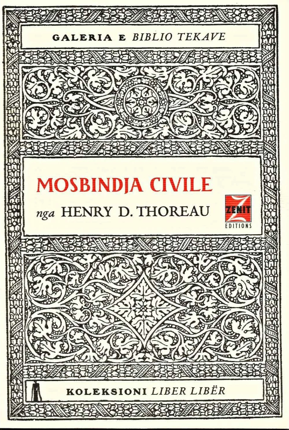 Mosbindja Civile - Henry David Thoreau