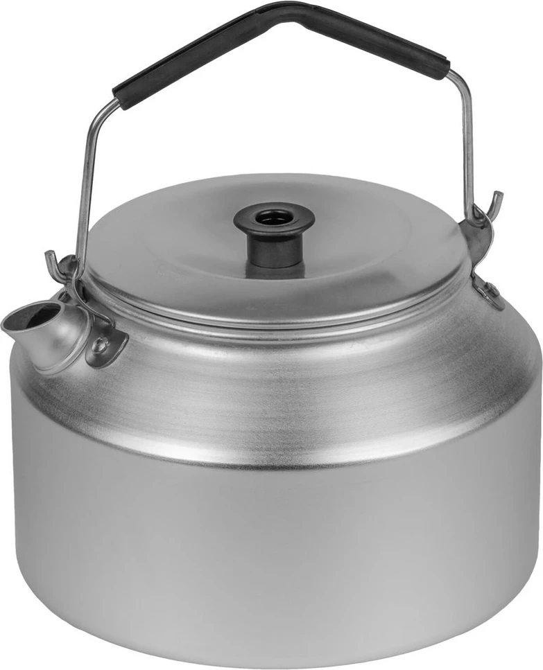 Çajnik Trangia 1.4L, alumini, dorëz e zezë, gri