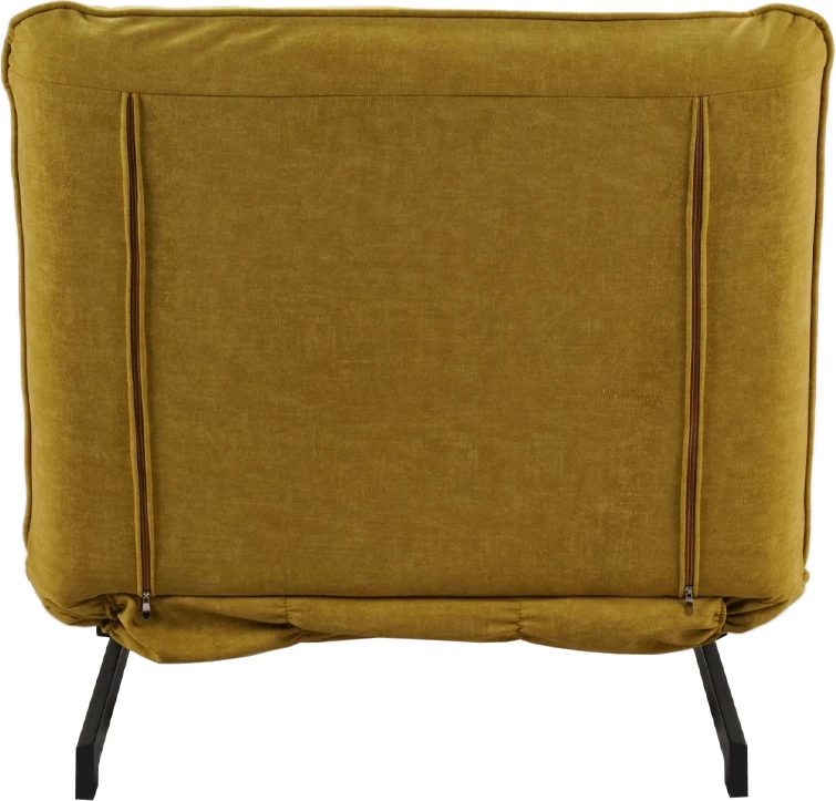 Fotel palosëse Tessera, ngjyrë mustard, 86x86x83cm