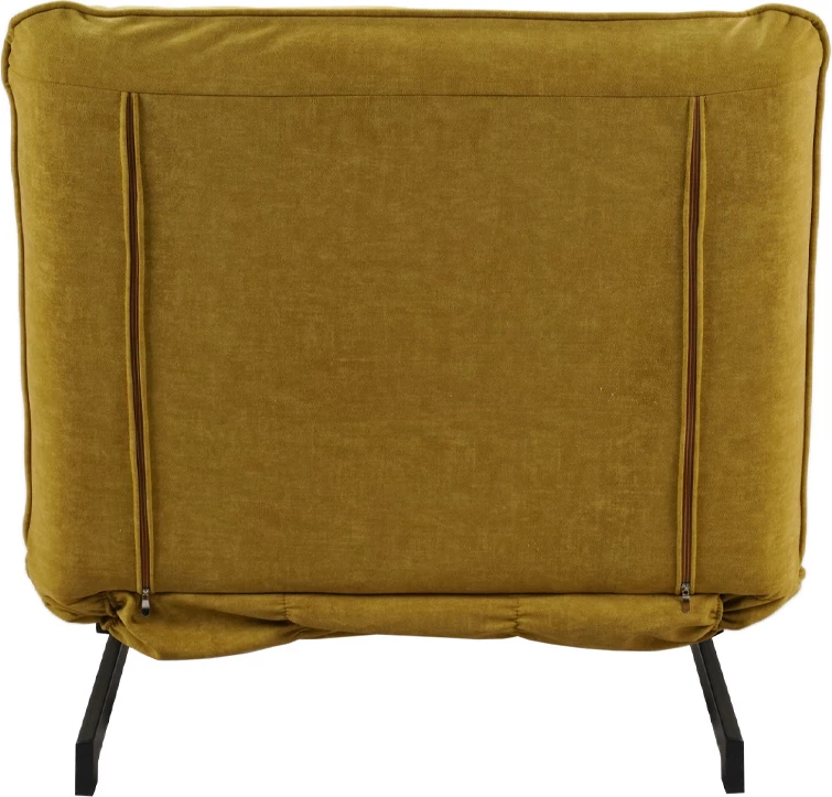 Fotel palosëse Tessera, ngjyrë mustard, 86x86x83cm