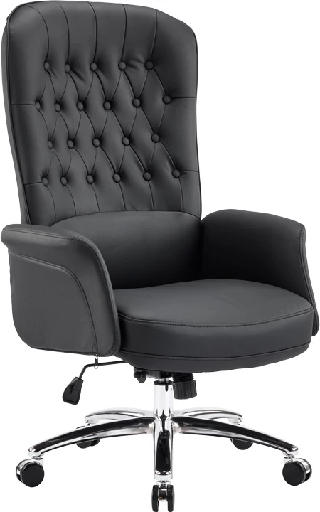 Karrige menaxheri për zyre, ngjyrë e zezë, Kaline, 69x79x115-123cm