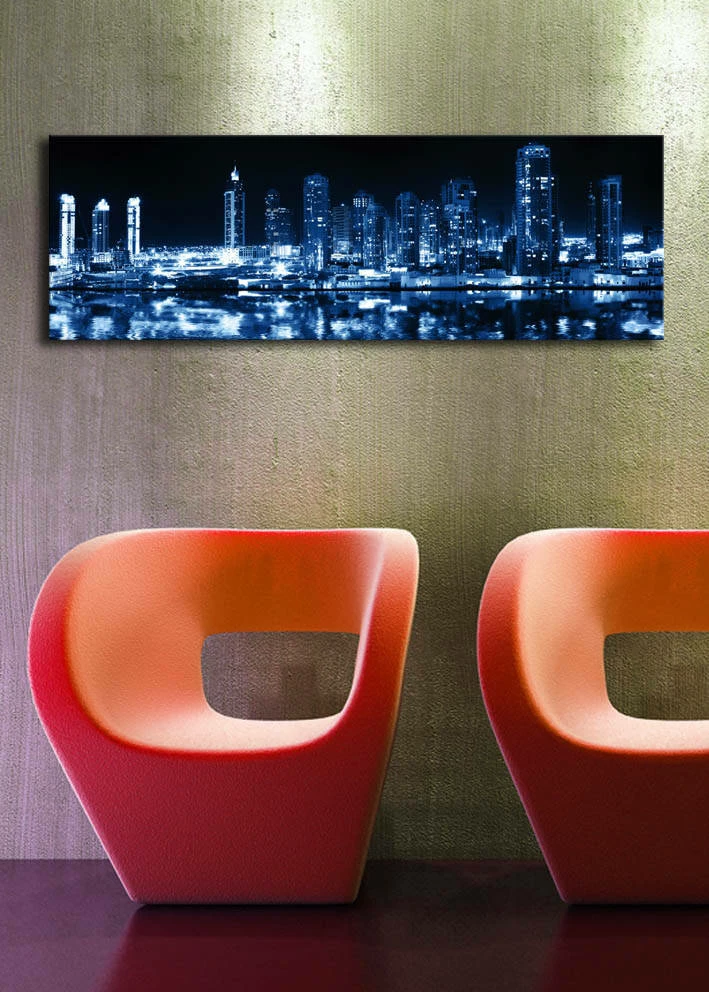 Pikturë dekorative me LED, shumëngjyrëshe, 30x90cm, 3090DACT-6