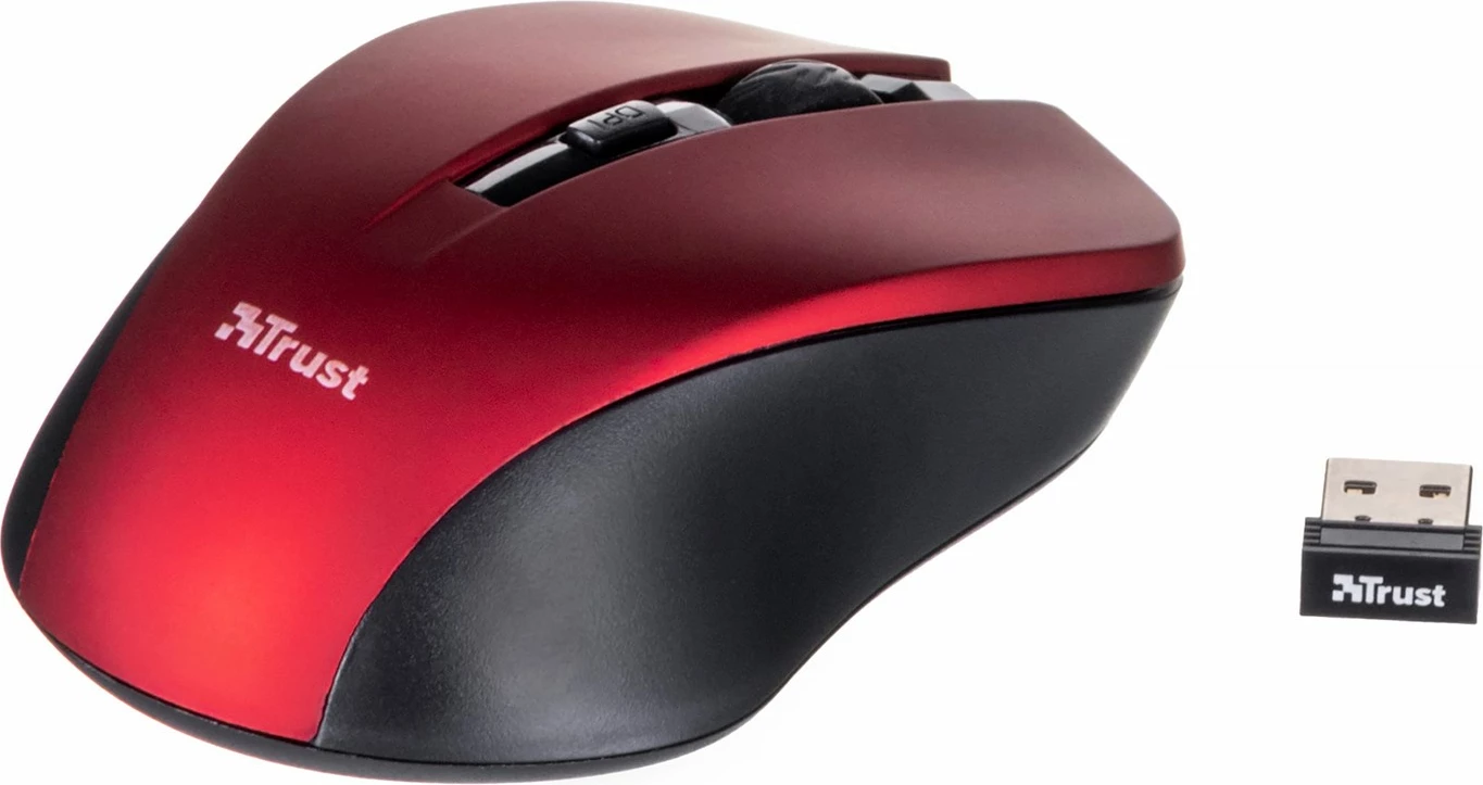 Maus Trust, 1800dpi, i kuq