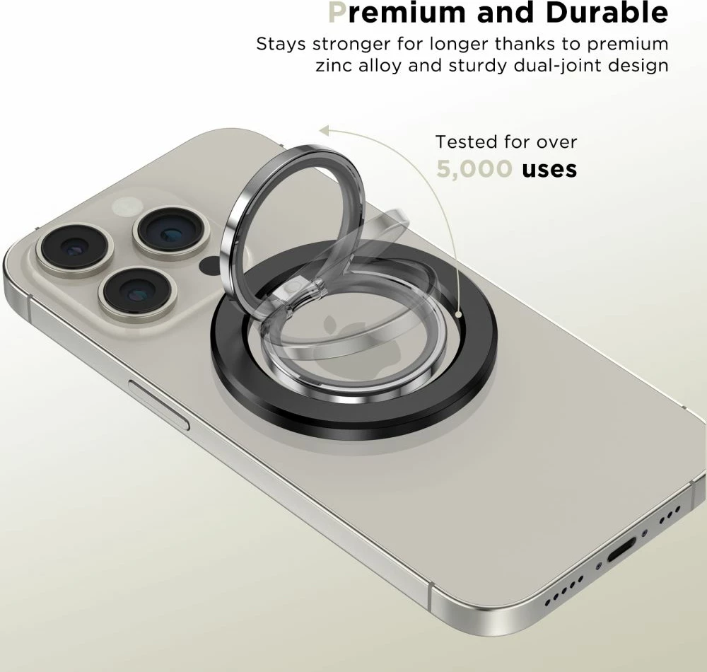 Mbajtës magnetik/unazë Tech-Protect MMR300 me MagSafe, i zi