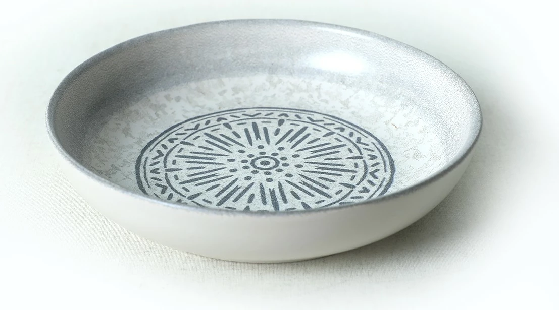 Set enësh për drekë, qeramikë, 24 copë, ngjyrë guri, Hermia Concept, X0001491700000000000000000