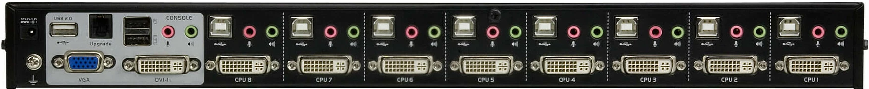 Switch KVM ATEN CS1768, 8 porta, DVI, USB, audio, i zi