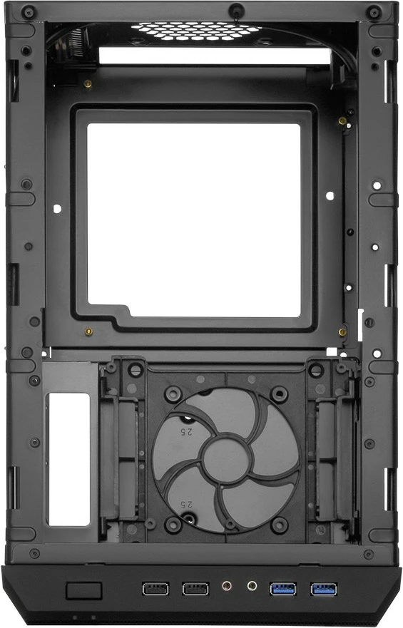 Kasë SHARKOON QB One Mini-ITX, e zezë