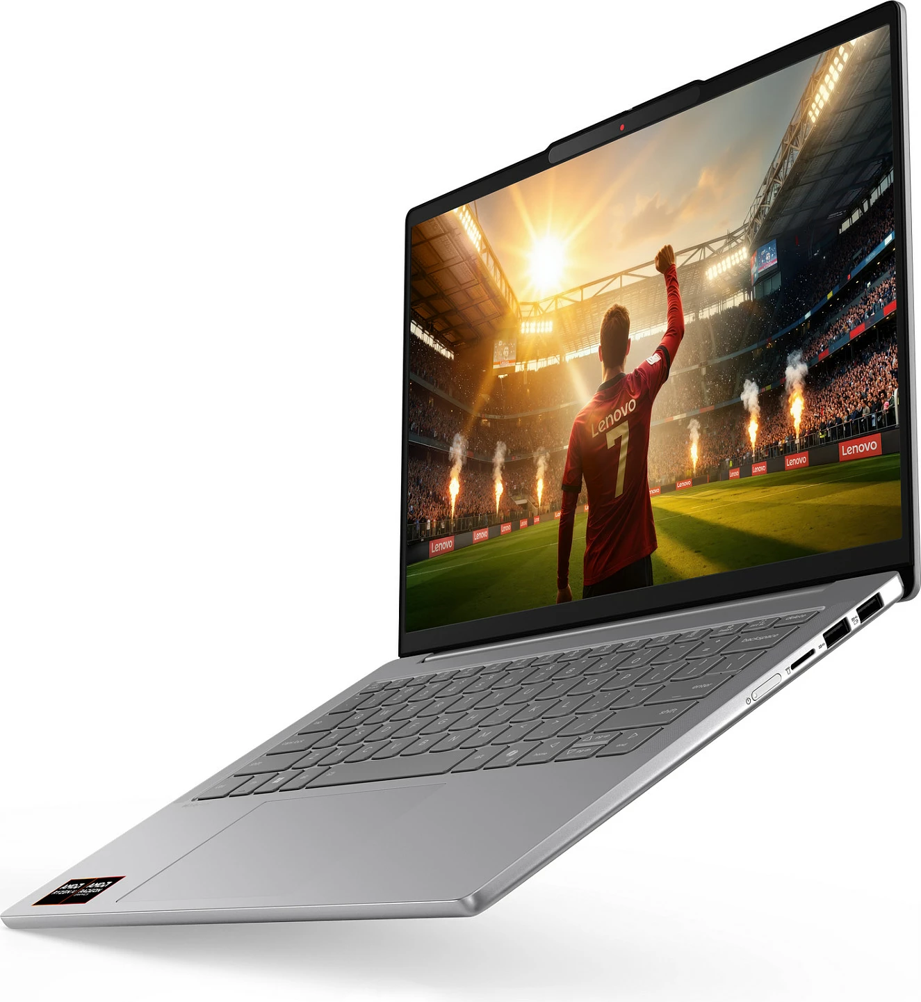 Laptop Lenovo IdeaPad 5 Slim Ryzen AI 5 430, 16GB RAM Memorje, 512GB SSD, Windows 11 Home, gri