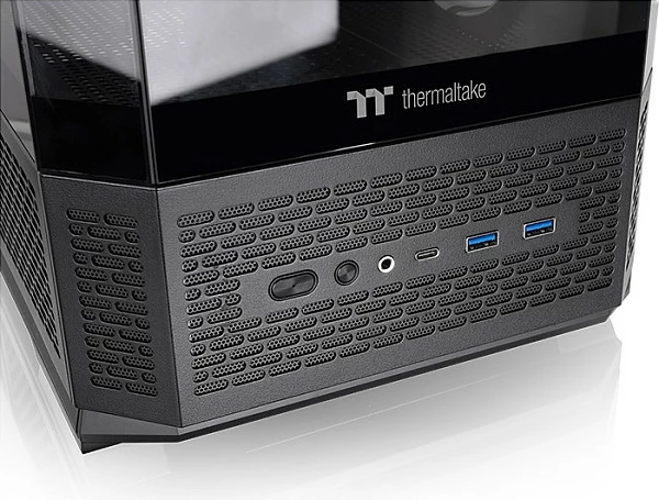 Kasë Thermaltake View 370 TG ARGB, Midi Tower, Tempered Glass, Black