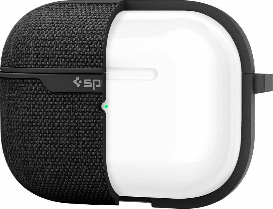 Mbështjellës Spigen Urban Fit për Apple AirPods Pro, me karabinë, i zi (1 copë)