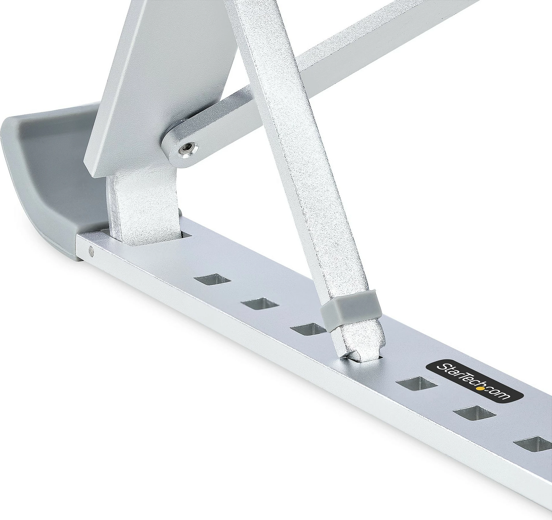 Mbajtëse laptopi StarTech Foldable Laptop Riser Stand, alumin, rregullim këndi 15-84°, deri 10 kg, Silver