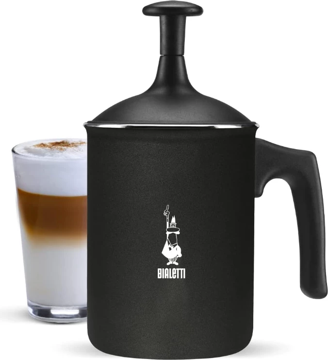Shkumues qumështi Bialetti 00AGR395, 1L, i zi