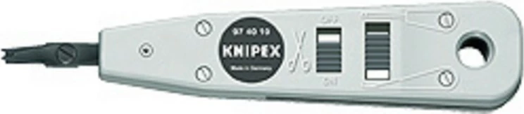 Vegël futëse Knipex 97 40 10, plastikë, për tela UTP/STP, ngjyrë alumini