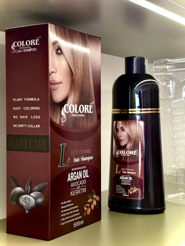 Color Shampo Për Flokë COLORÉ, Light Brown, 500ML