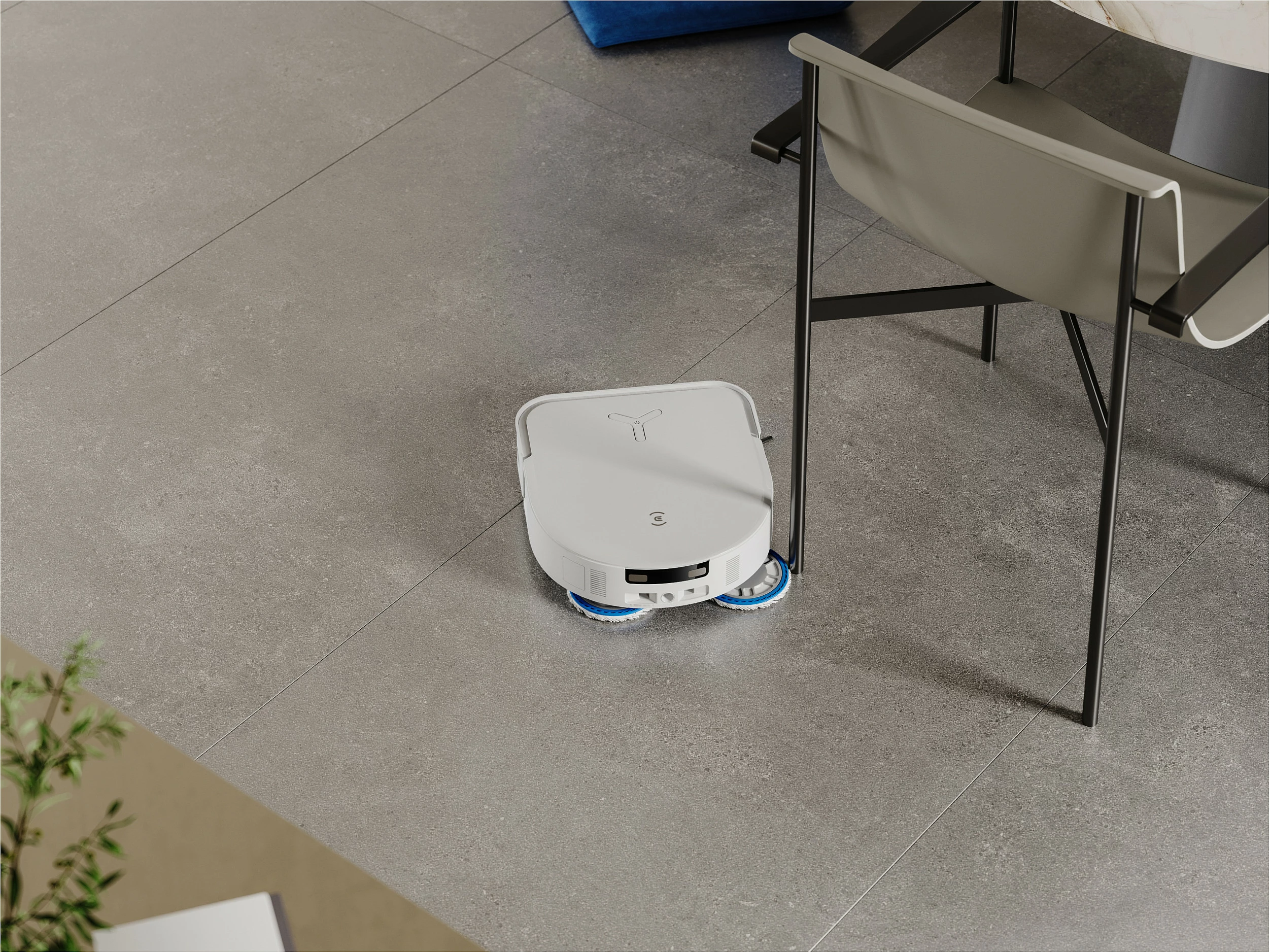 Robot fshesë Ecovacs Deebot X5 Omni, pa qese, stacion me qese pluhuri 3.5 L, fshirje e lagët, e bardhë