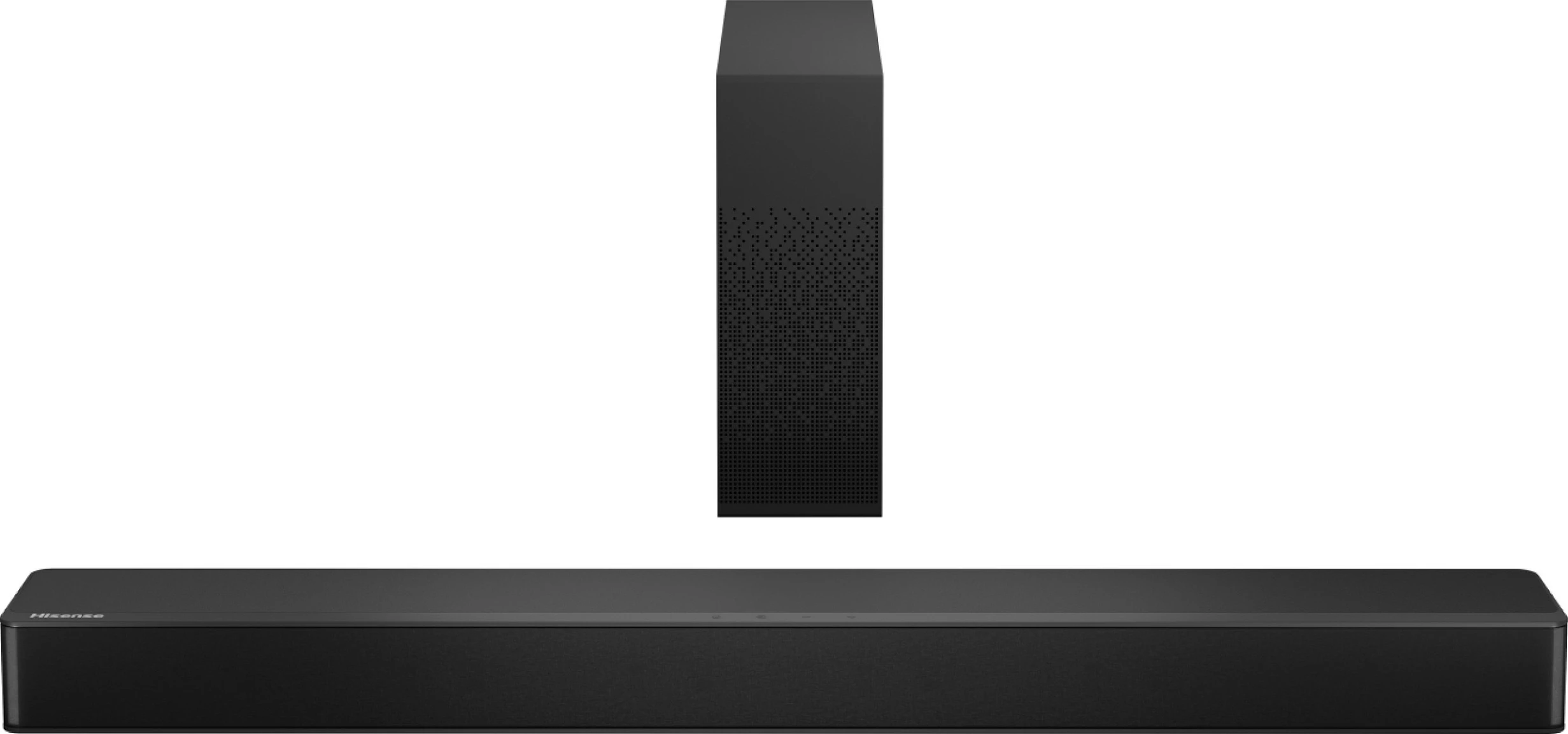 Soundbar Hisense HS2100, 2.1 kanale, 240W, Bluetooth 5.3, DTS Virtual:X, subwoofer wireless, e zezë