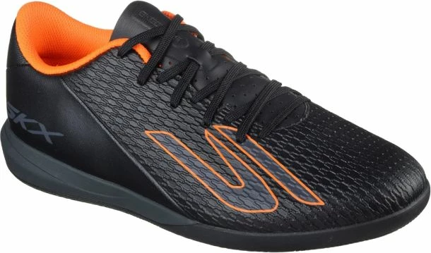 Atlete futbolli Skechers Club IC 252136 BKOR, të zeza dhe portokalli