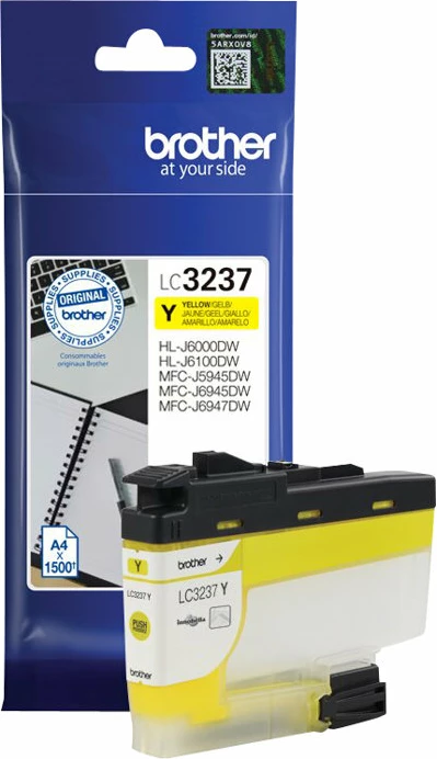 Toner Brother LC3237Y, e verdhë, 1500 faqe